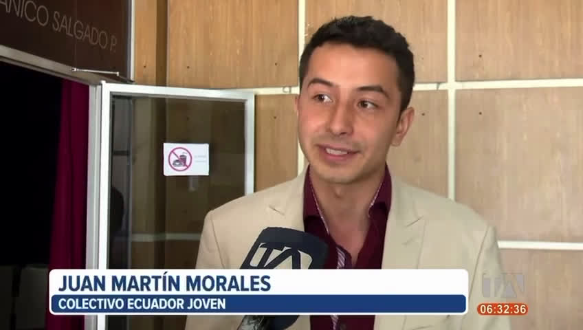 Juan Martín presentando el proyecto Empleo Joven